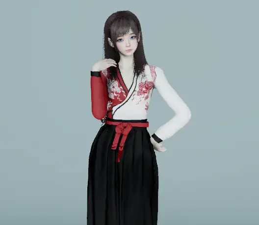 vvvevevvv.Emiko_Traditional_Outfit.1-哈基米社区